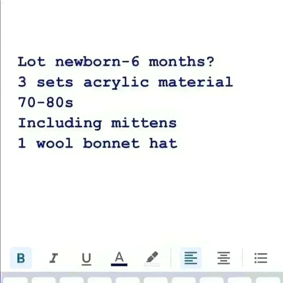 Newborn-6 months? lot 3 sets fall winter? You choose - Picture 2 of 2